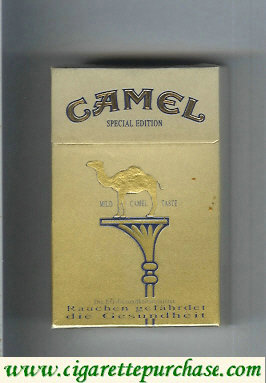Camel Special Edition Mild Camel Taste cigarettes hard box